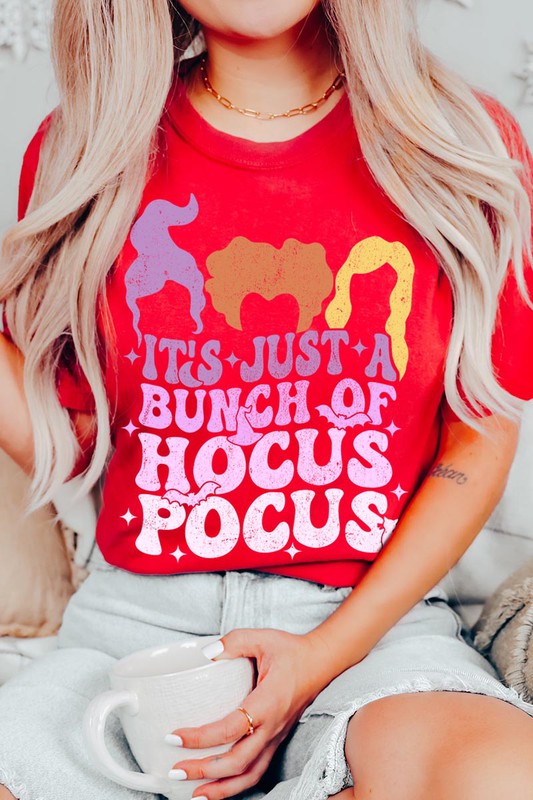 IT'S JUST A BUNCH OF HOCUS POCUS UNISEX SHORT SLEEVE