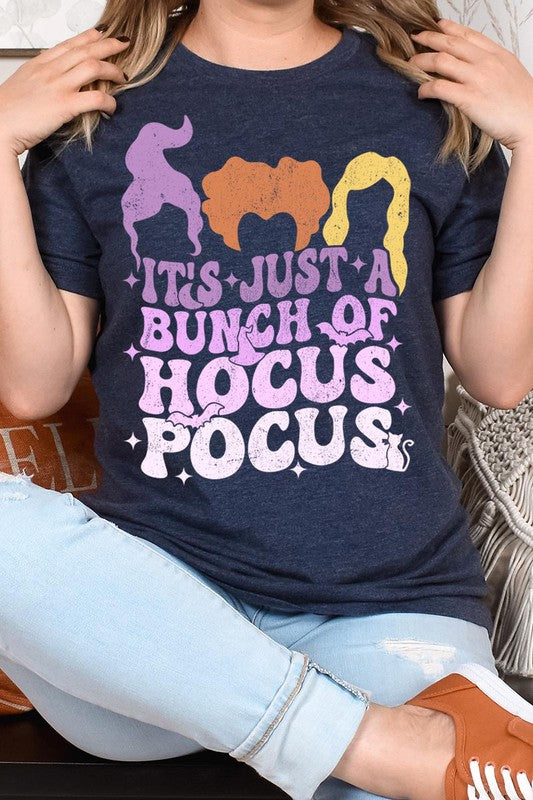 IT'S JUST A BUNCH OF HOCUS POCUS UNISEX SHORT SLEEVE