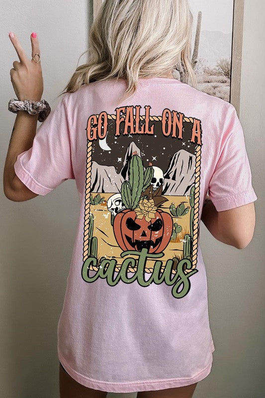 GO FALL ON A CACTUS UNISEX SHORT SLEEVE