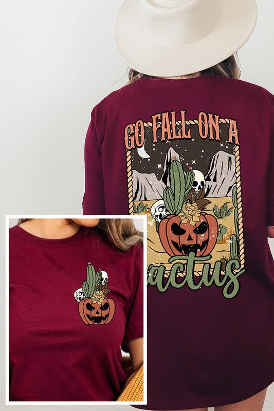 GO FALL ON A CACTUS UNISEX SHORT SLEEVE