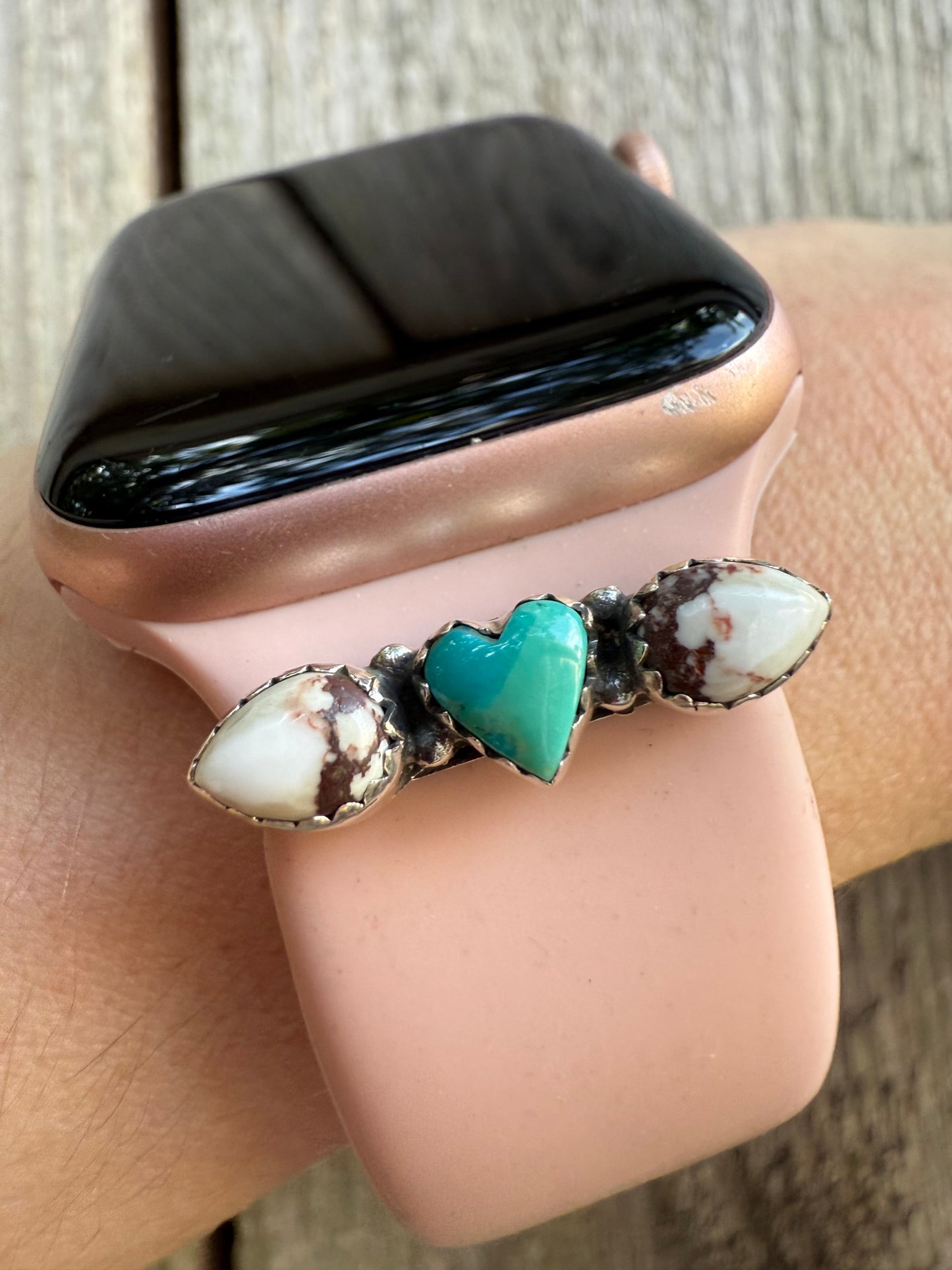 Turquoise Watch Charm Sterling Silver 925