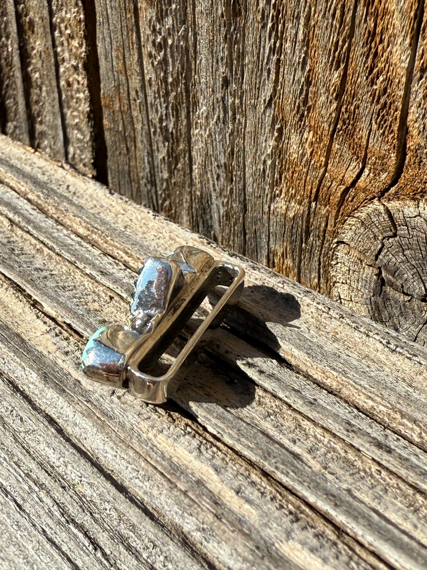 Golden Hills Turquoise Apple Smart Watch Charm 925 Sterling Stone Accent
