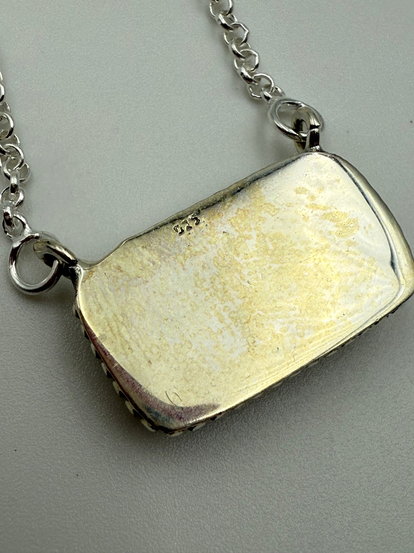 Aurora Opal Sterling Silver Bar Necklaces