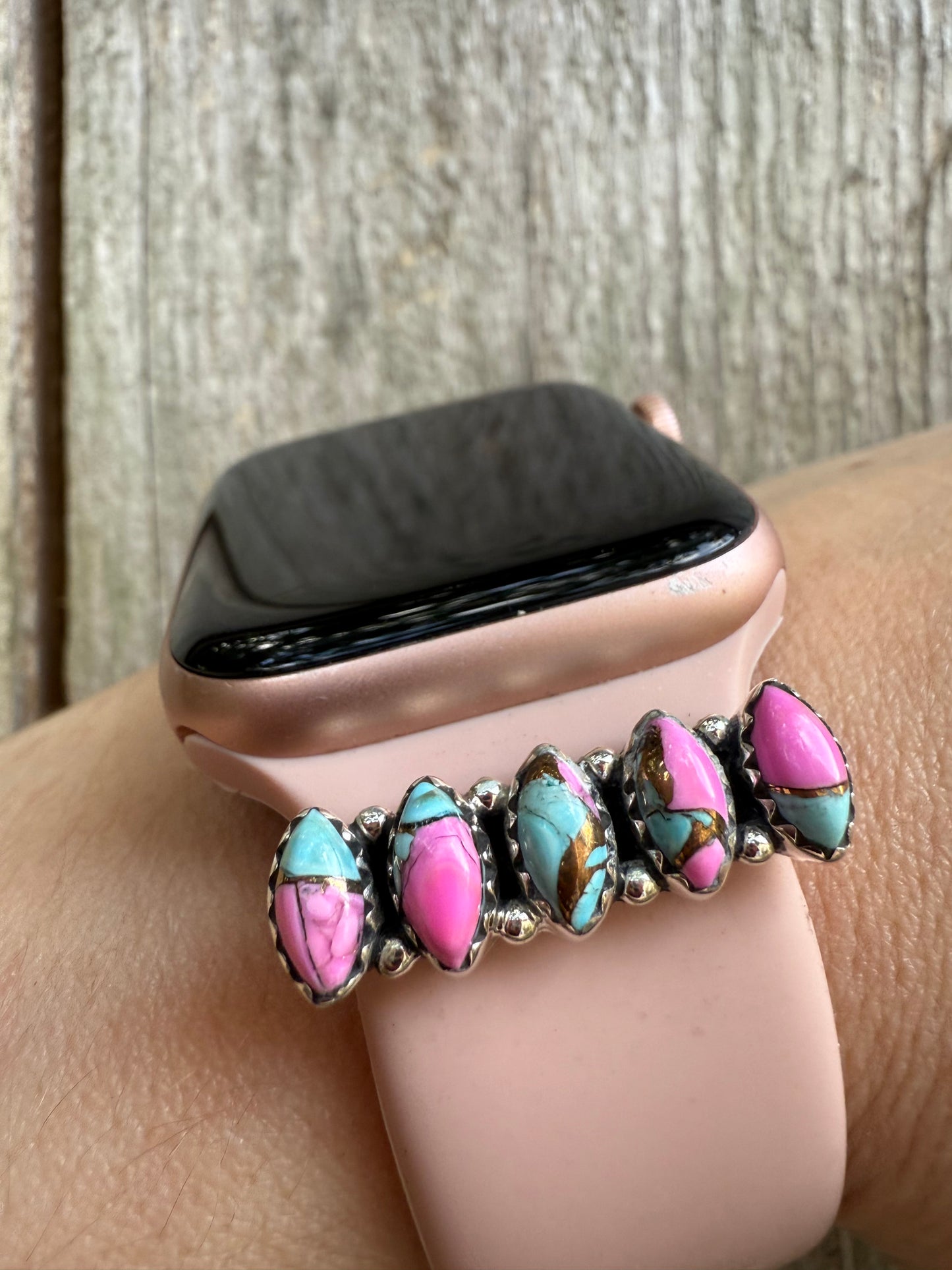 Turquoise Watch Charm Sterling Silver 925