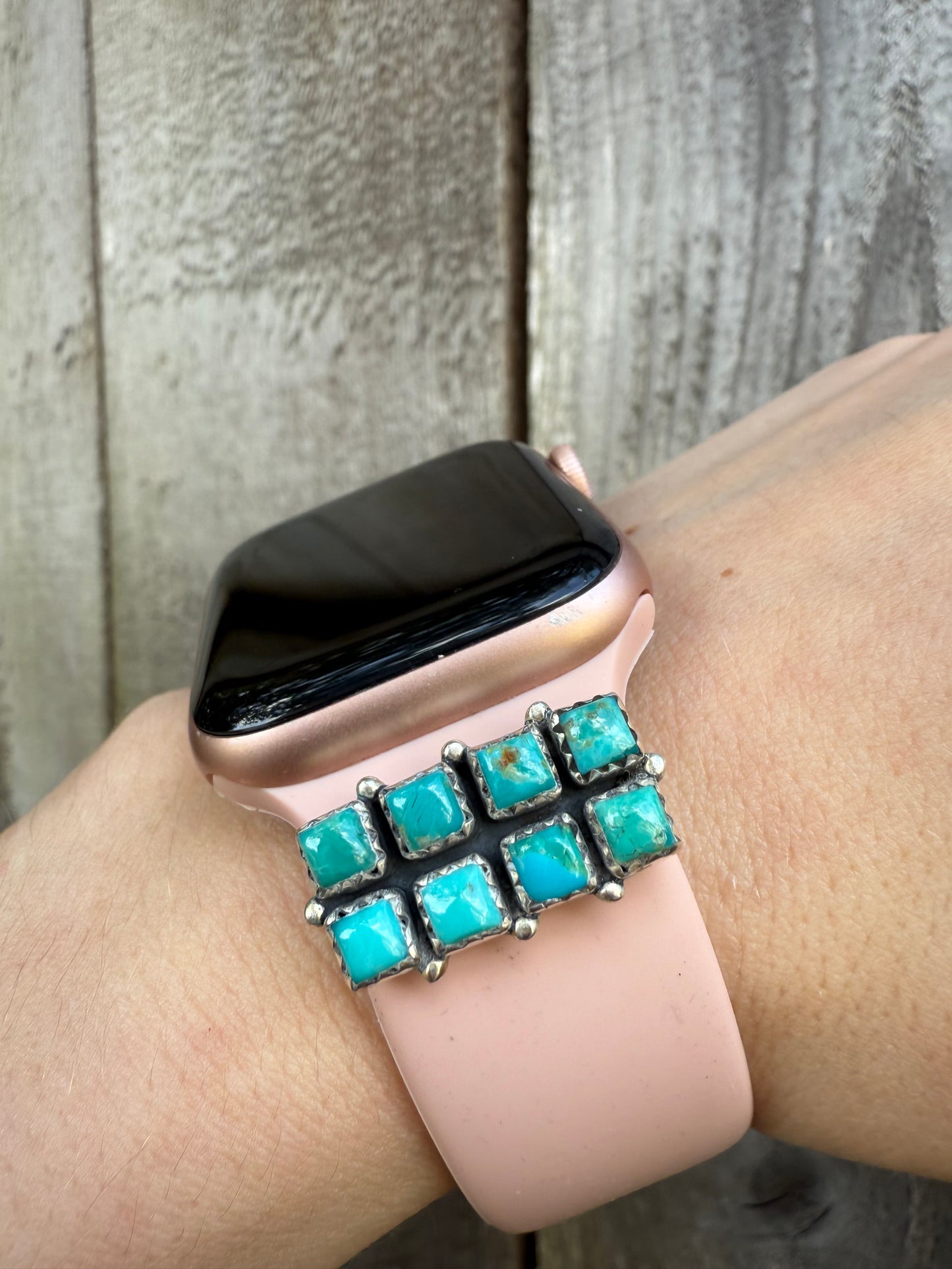 Turquoise Watch Charm Sterling Silver 925