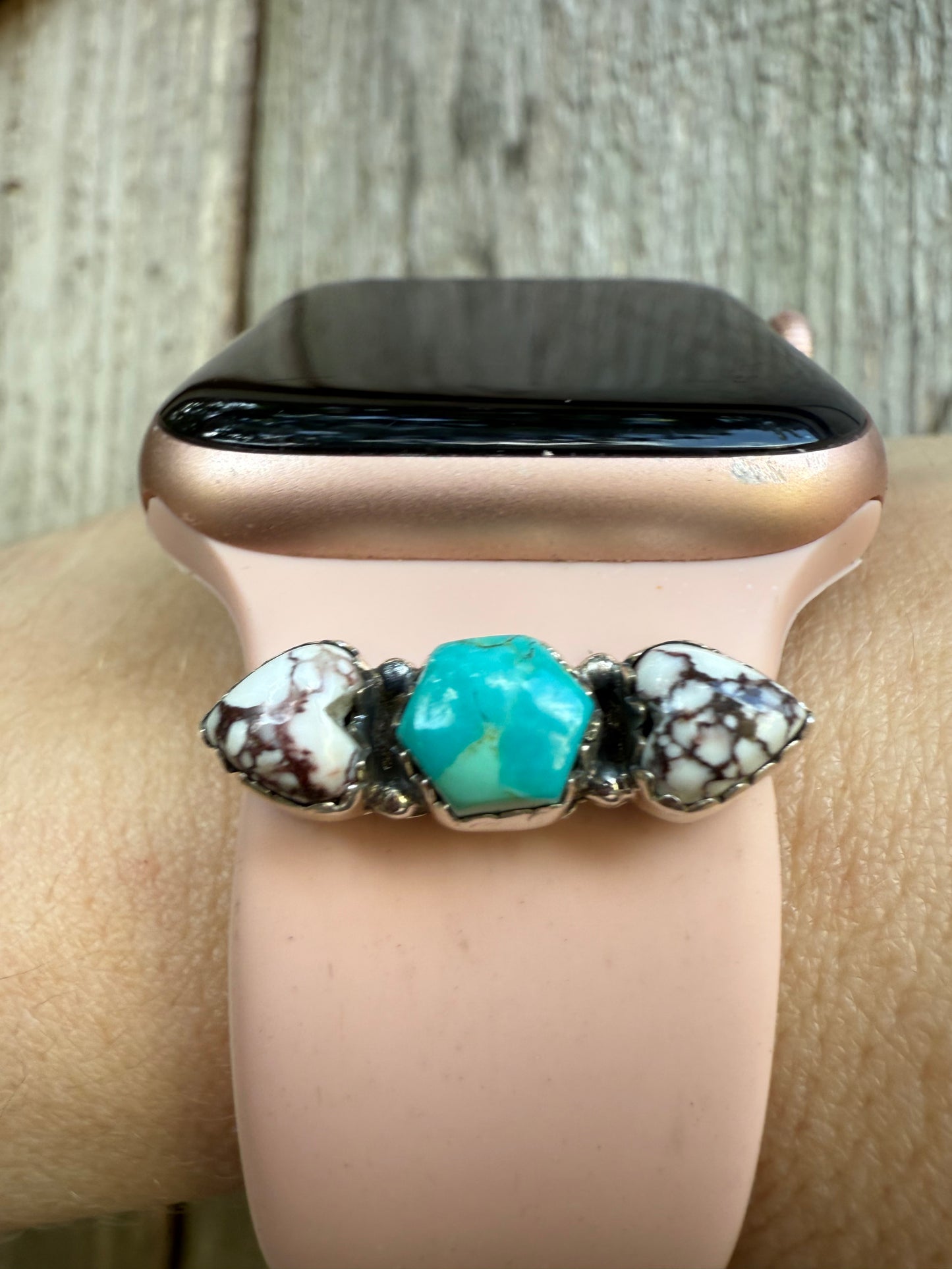 Turquoise Watch Charm Sterling Silver 925