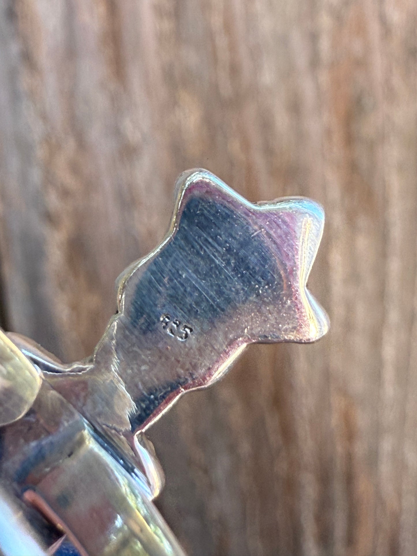 Cotton Candy Star Statement Crawler Sterling Silver Adjustable Ring