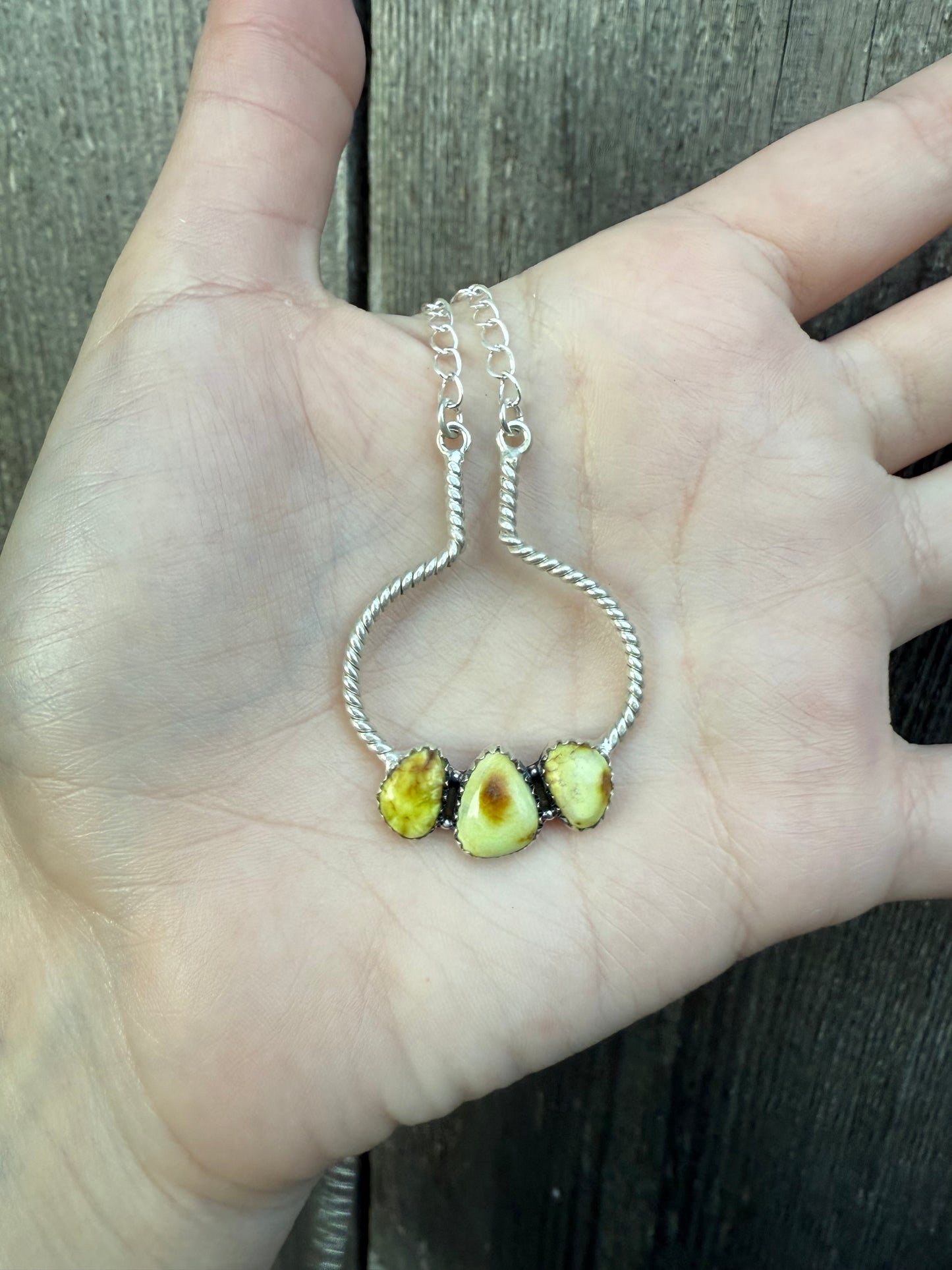 Palomino Rope Loop Sterling Silver Necklace