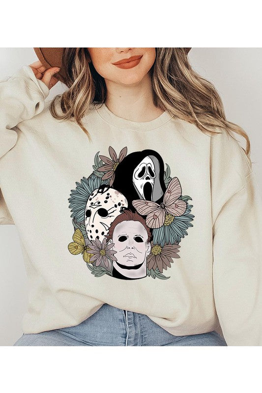 Jason, Fredy, Scream! FLEECE SWEATSHIRT