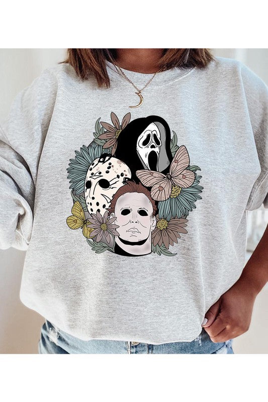 Jason, Fredy, Scream! FLEECE SWEATSHIRT