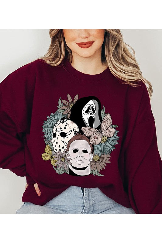 Jason, Fredy, Scream! FLEECE SWEATSHIRT