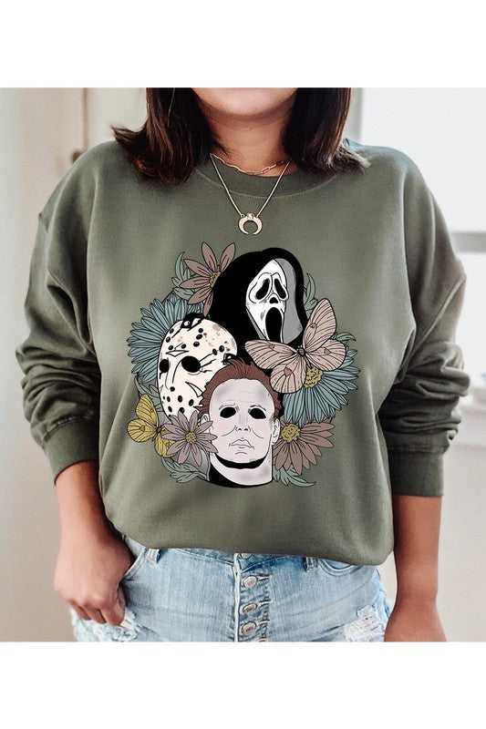 Jason, Fredy, Scream! FLEECE SWEATSHIRT