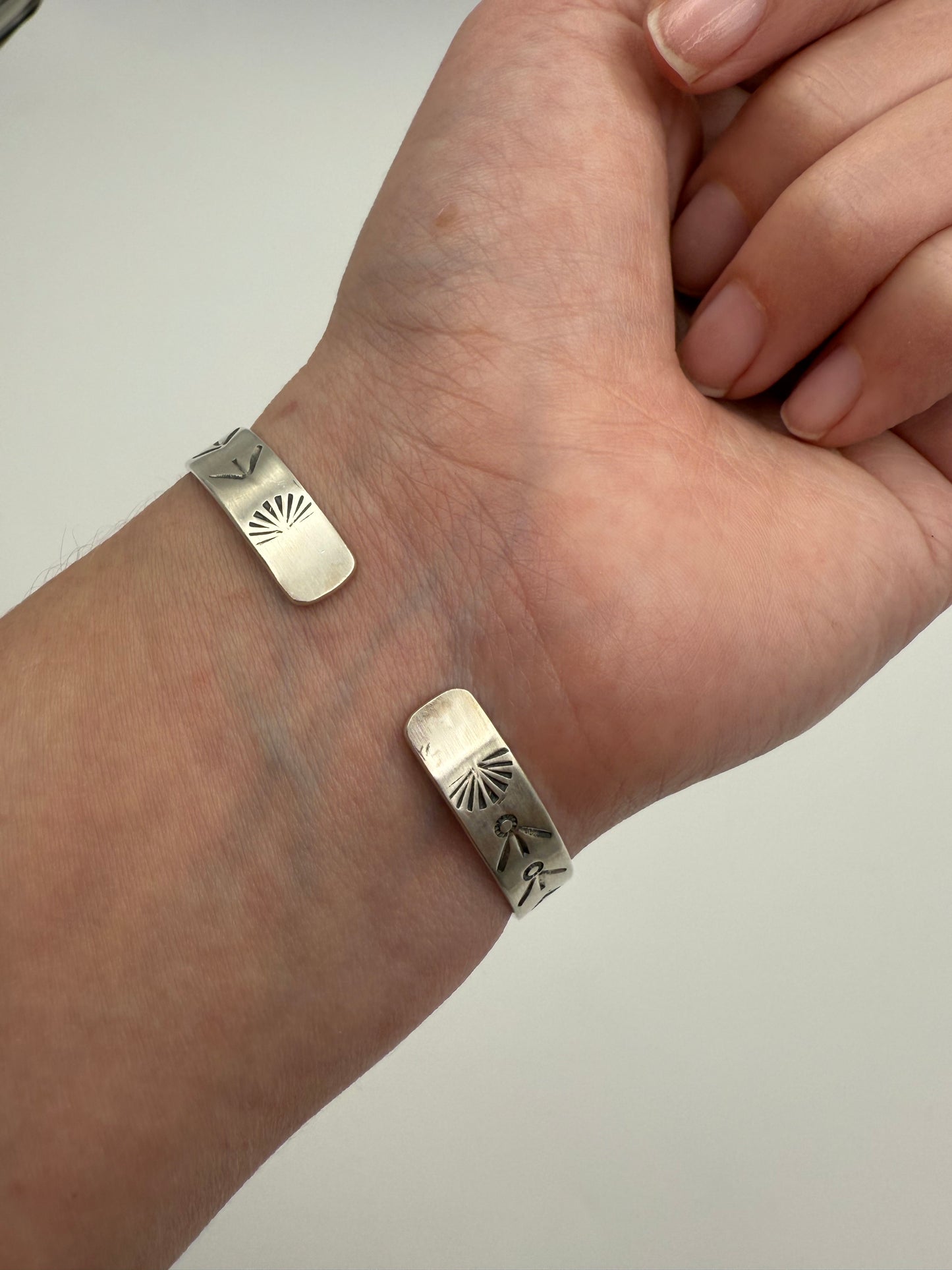 Emerald Valley Statement Sterling Silver Cuff