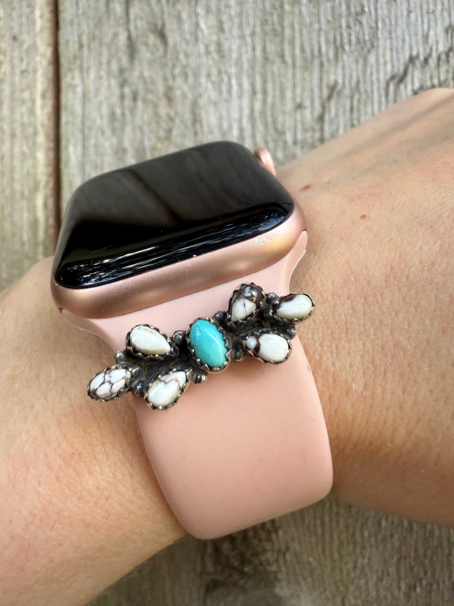 Turquoise Watch Charm Sterling Silver 925