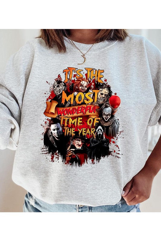 IT'S THE MOST WONDERFUL TIME OF THE YEAR UNISEX FLEECE SWEATSHIRT