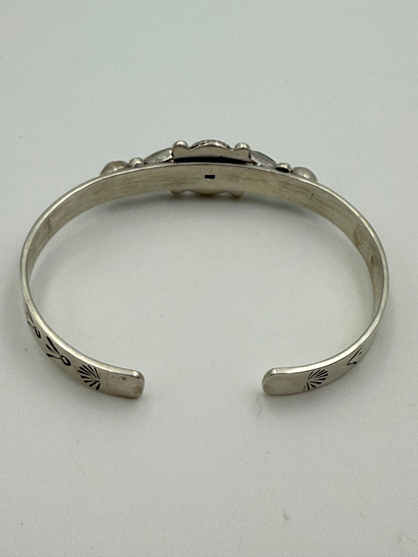 Emerald Valley Statement Sterling Silver Cuff