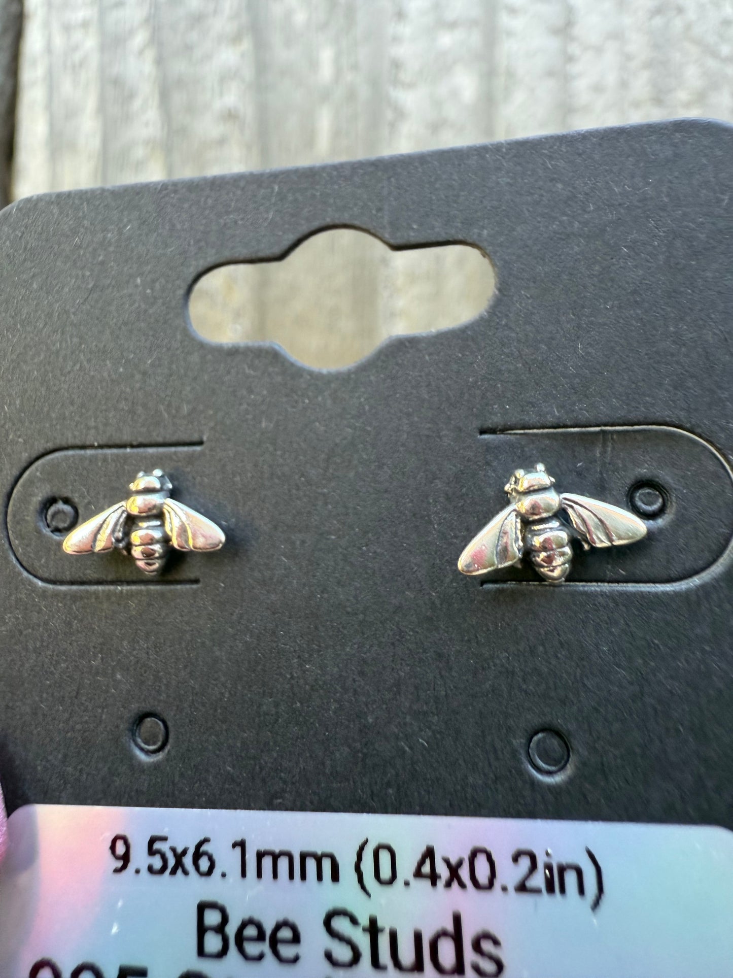 Bee Sterling Silver 925 Stud Earrings