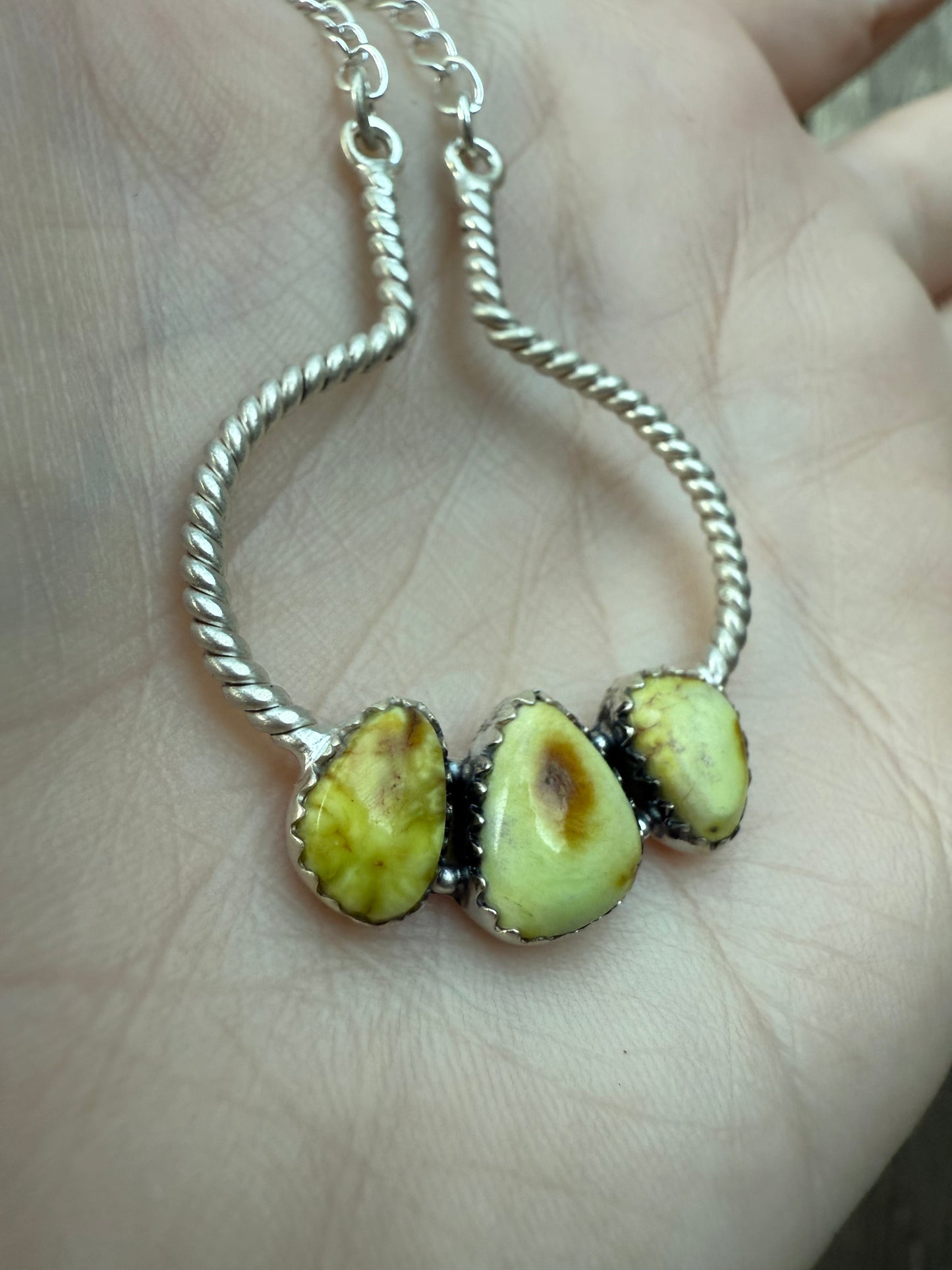 Palomino Rope Loop Sterling Silver Necklace