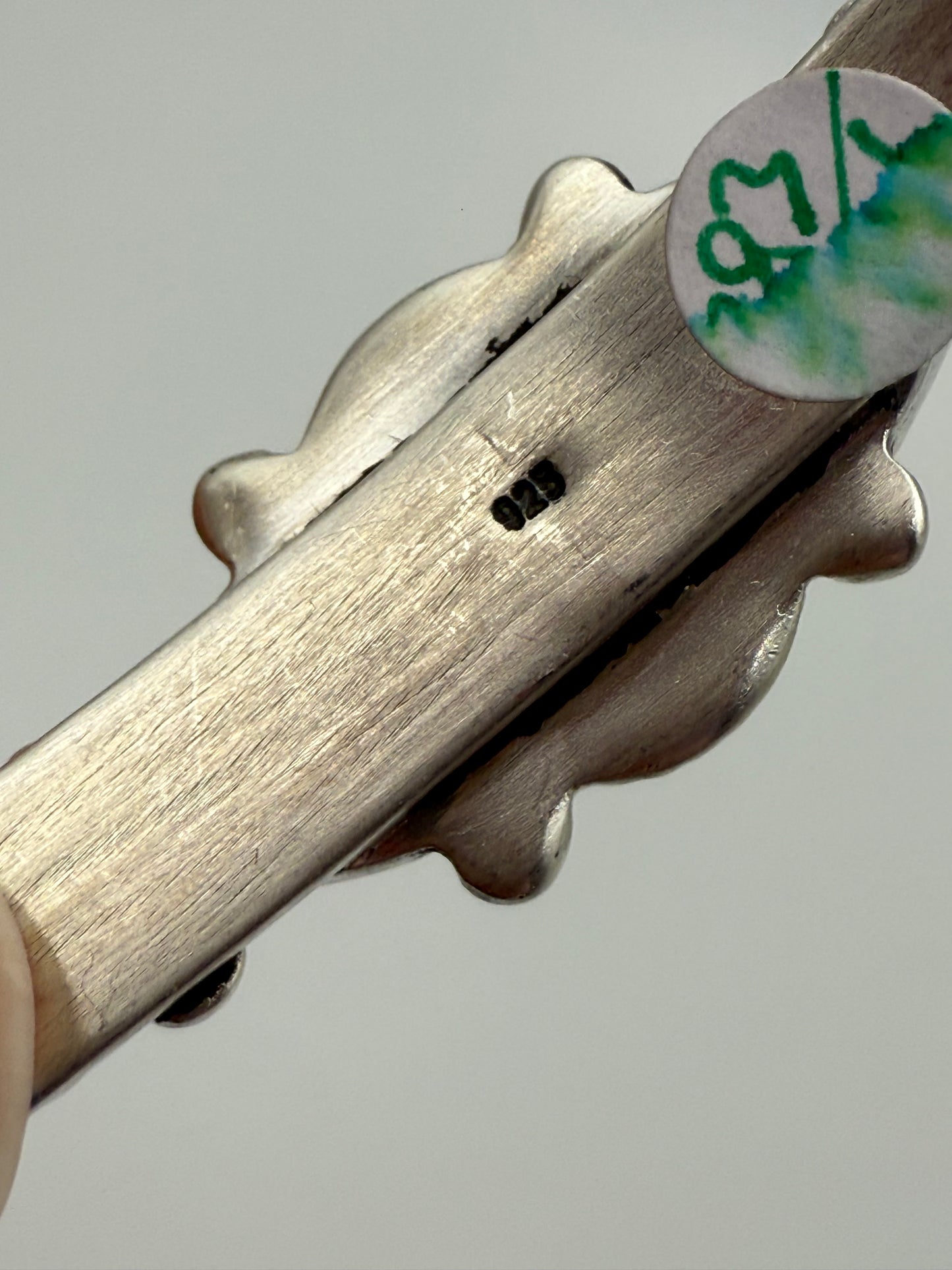 Emerald Valley Statement Sterling Silver Cuff