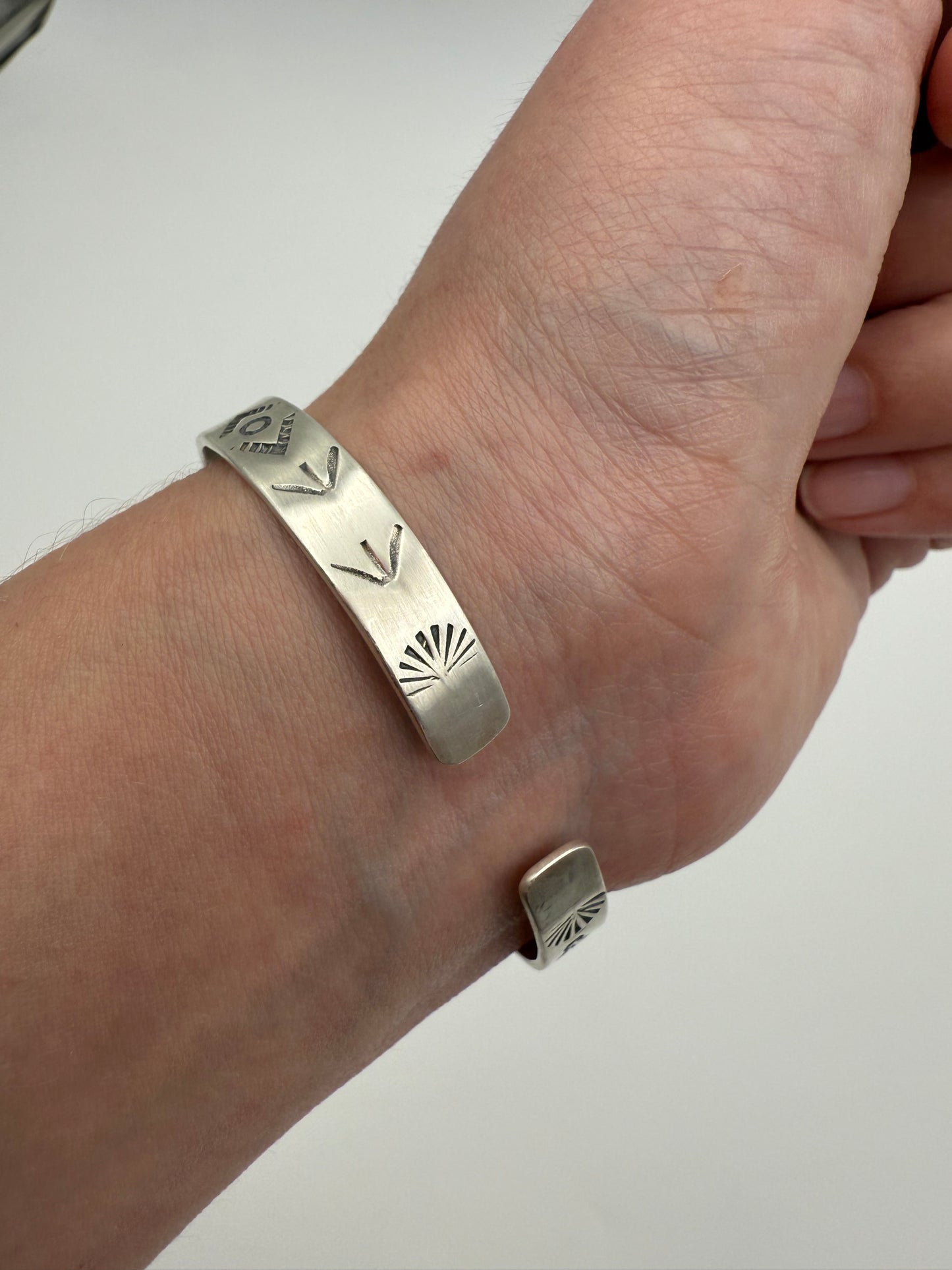 Emerald Valley Statement Sterling Silver Cuff