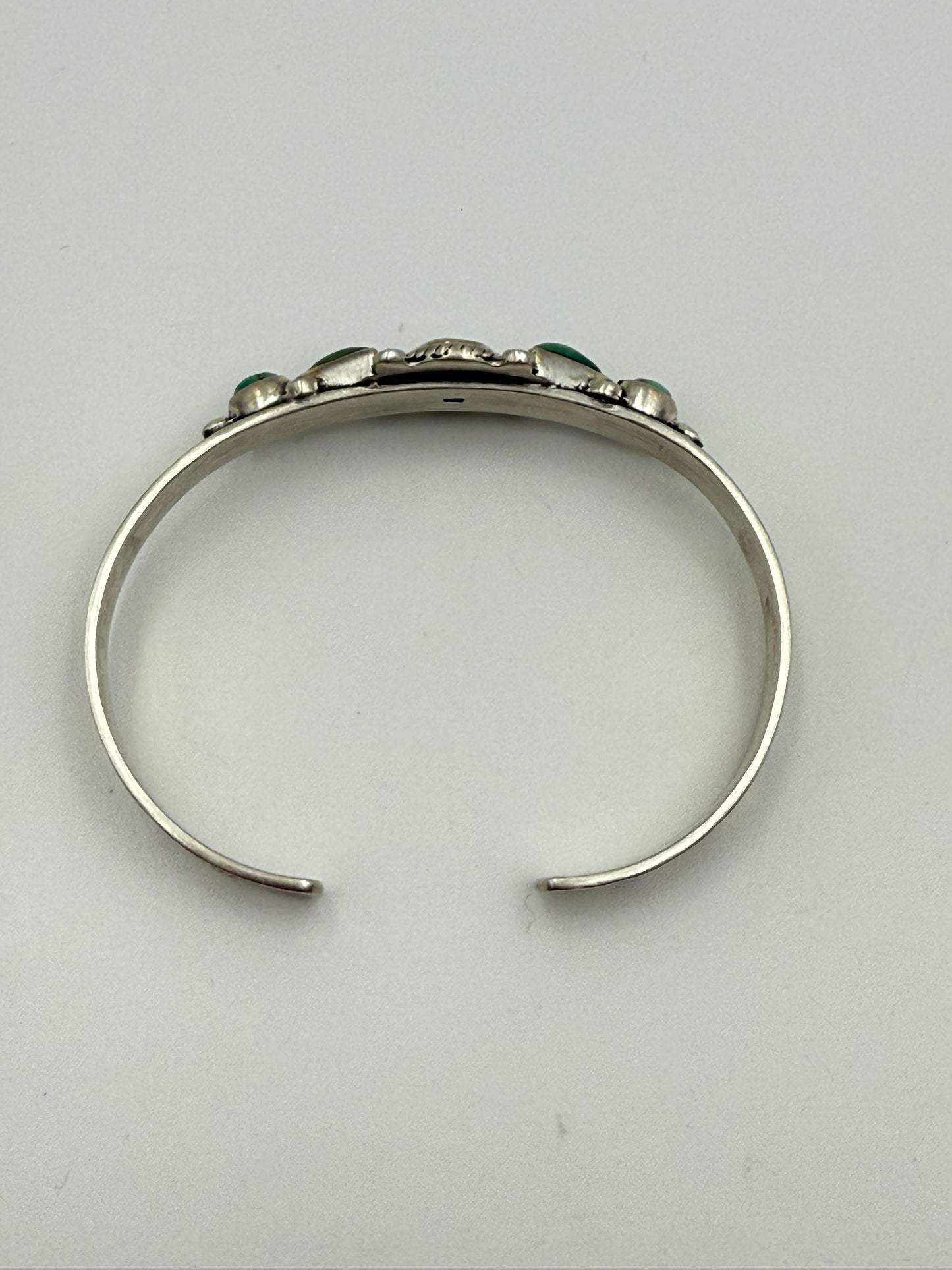 Emerald Valley Statement Sterling Silver Cuff