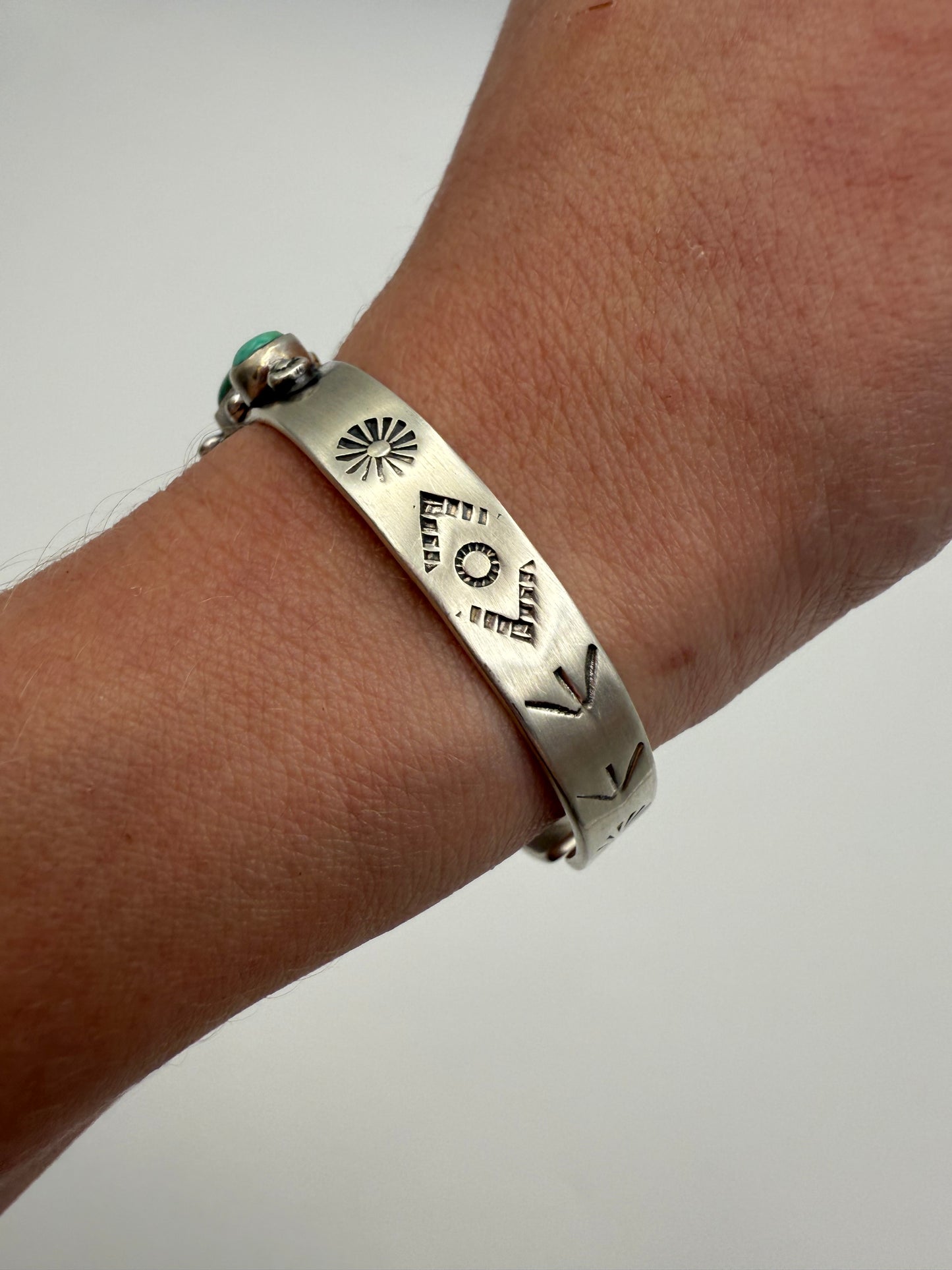 Emerald Valley Statement Sterling Silver Cuff