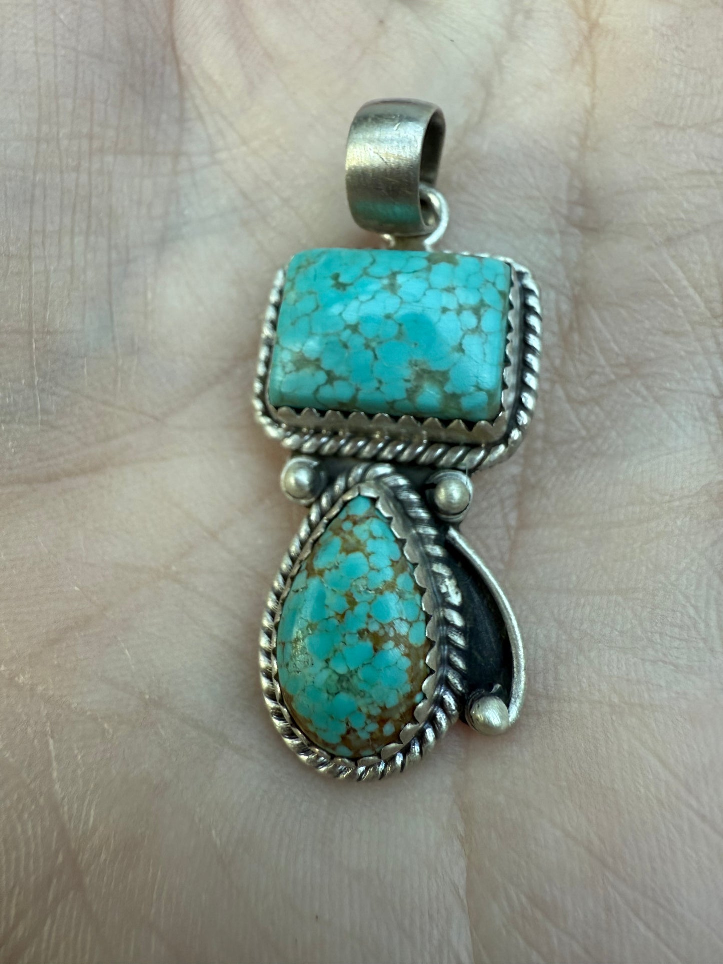 Mine 8 Turquoise Sterling Silver 926 Pendant
