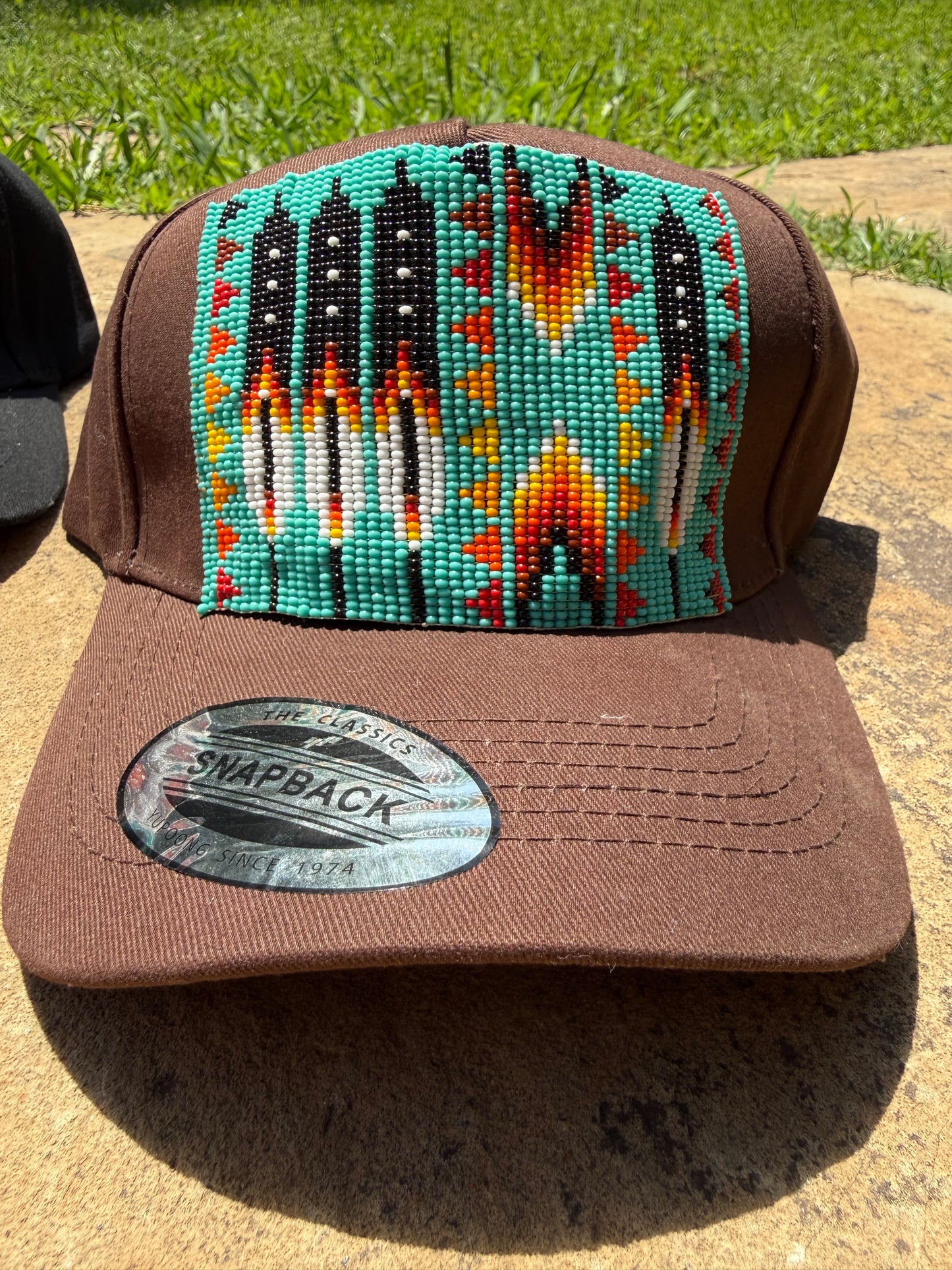 Native Beadwork Snapback Hat by Indio