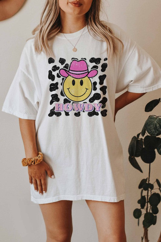 HOWDY WESTERN COWBOY GRAPHIC TEE