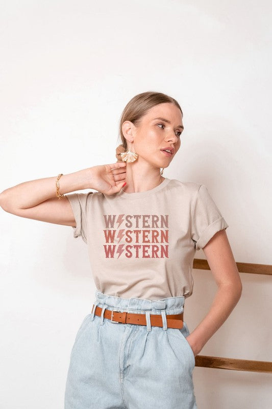 Western Lightning Graphic Tee