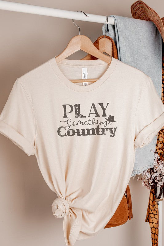 Play Something Country Graphic Tee